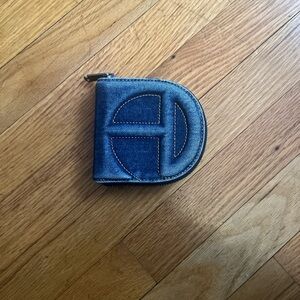 Denim CD Logo Coin Wallet - Blue